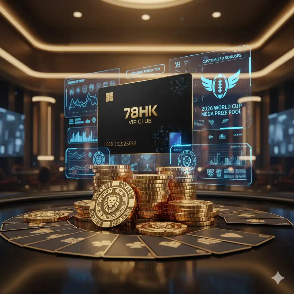 78HK VIP 俱樂部專屬高額反水及獎金