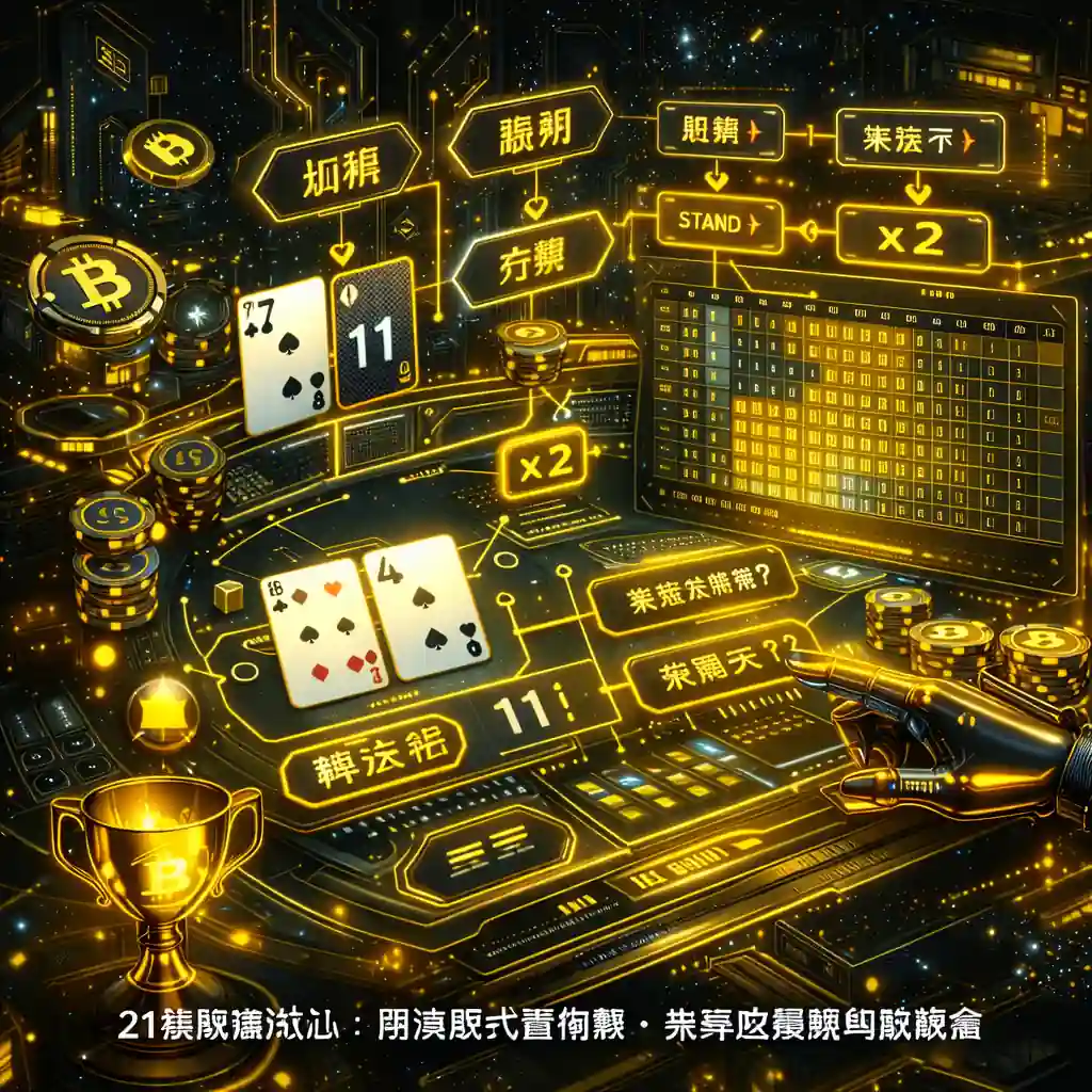 21點入門：基本策略與決策流程示意
