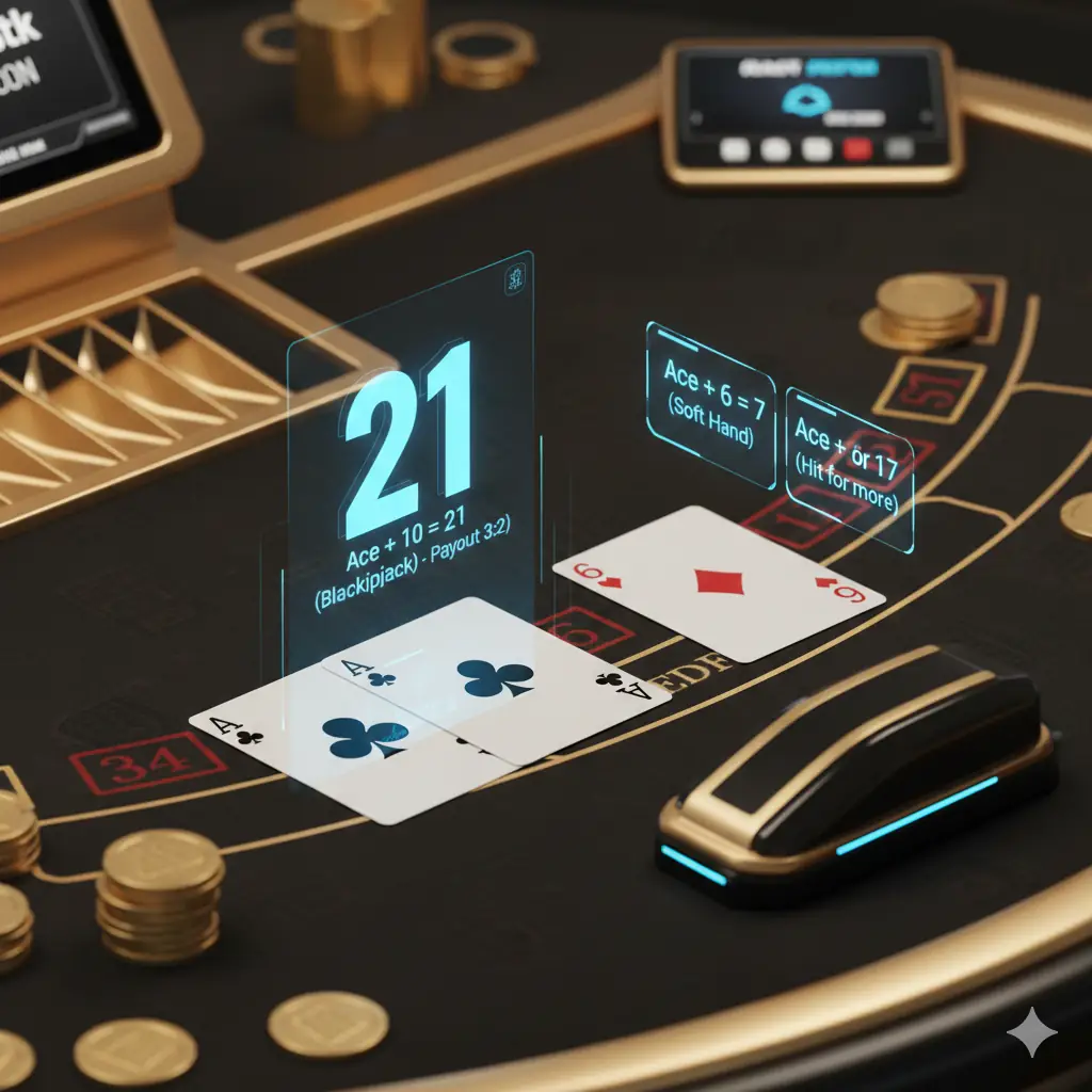 21點點數計算與A牌彈性解析