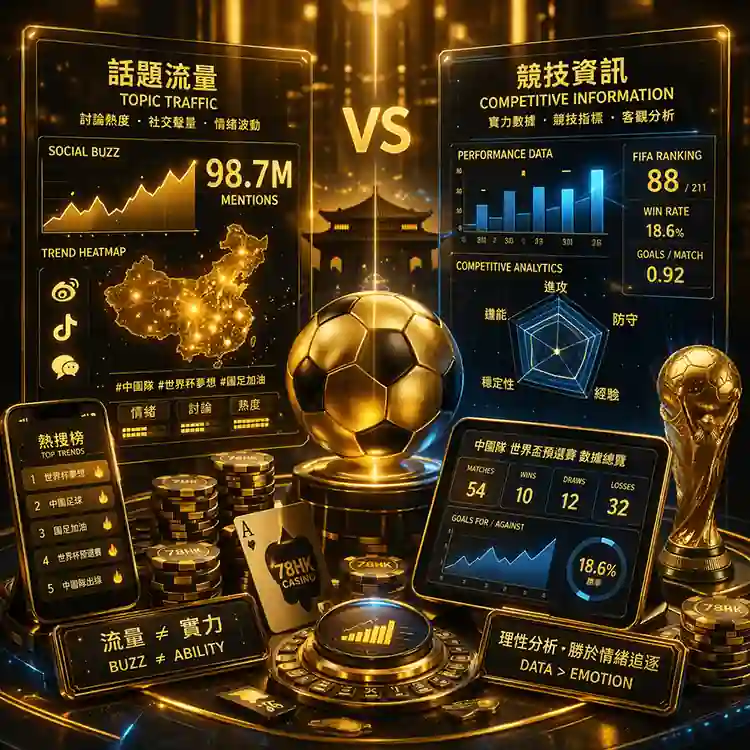 中國世界盃話題熱度應與真正競技資訊分開理解