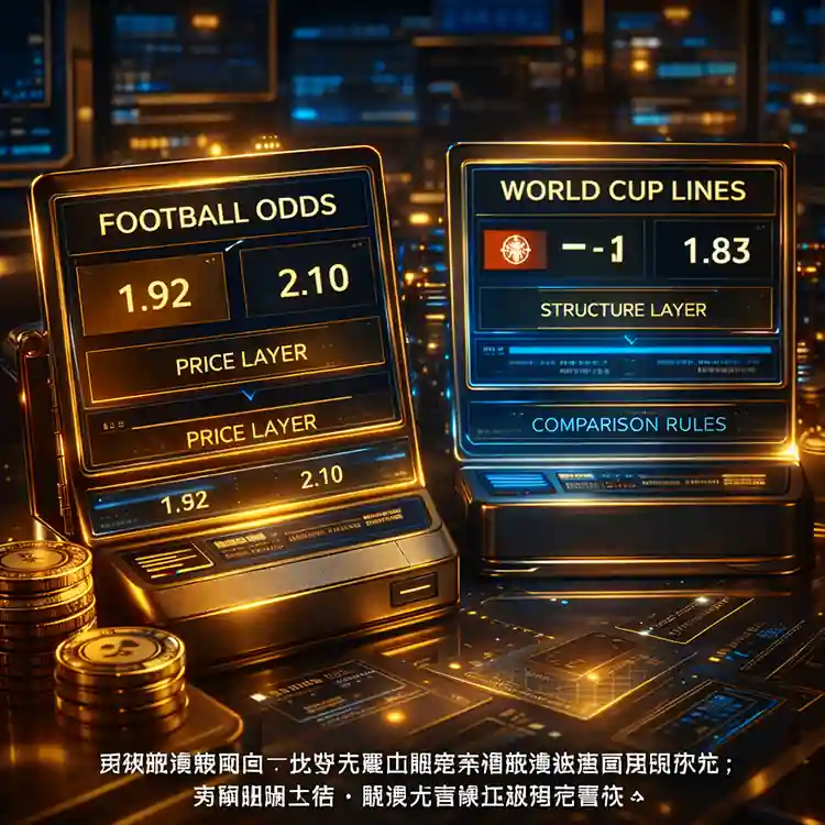 足球賠與世界盃盤口應分開理解為價格層與結構層