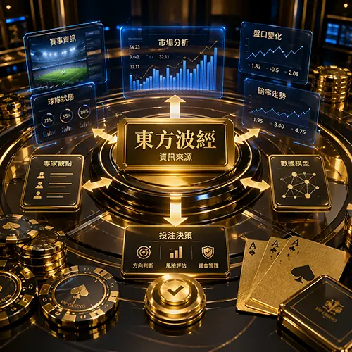 東方波經內容與市場資訊來源關係示意