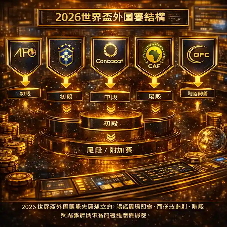 2026世界盃外圍賽應先按洲別與階段理解整體結構