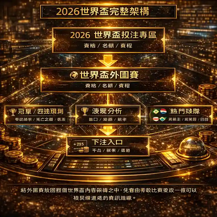 2026世界盃外圍賽應與整體世界盃內容架構連接理解