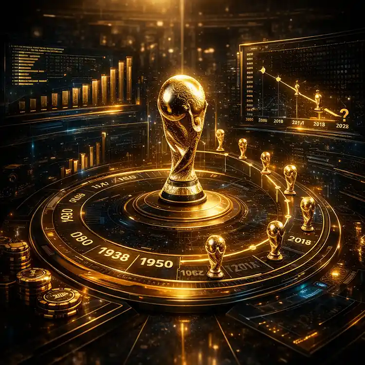 世界盃連霸難度與熱門優勢衰減分析