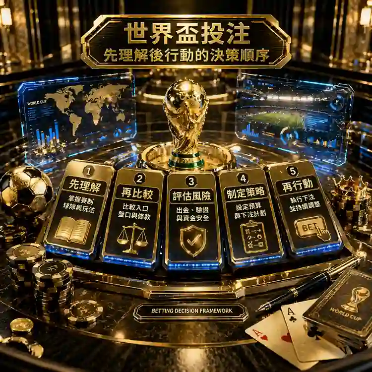 世界盃投注最重要是先理解後行動避免失序
