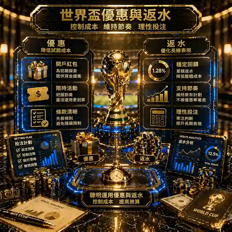 世界盃優惠與返水應用於降低試錯成本而非打亂節奏