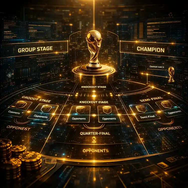 世界盃冠軍路線與對手序列結構分析