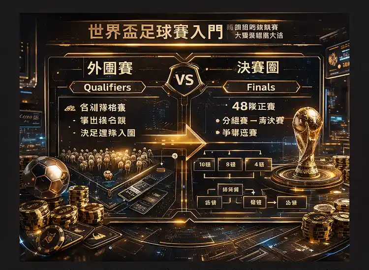 世界盃足球賽新手應先分清決賽圈與外圍賽的差別