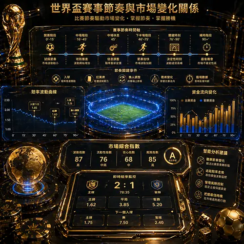 世界盃賽事節奏與市場變化關係圖
