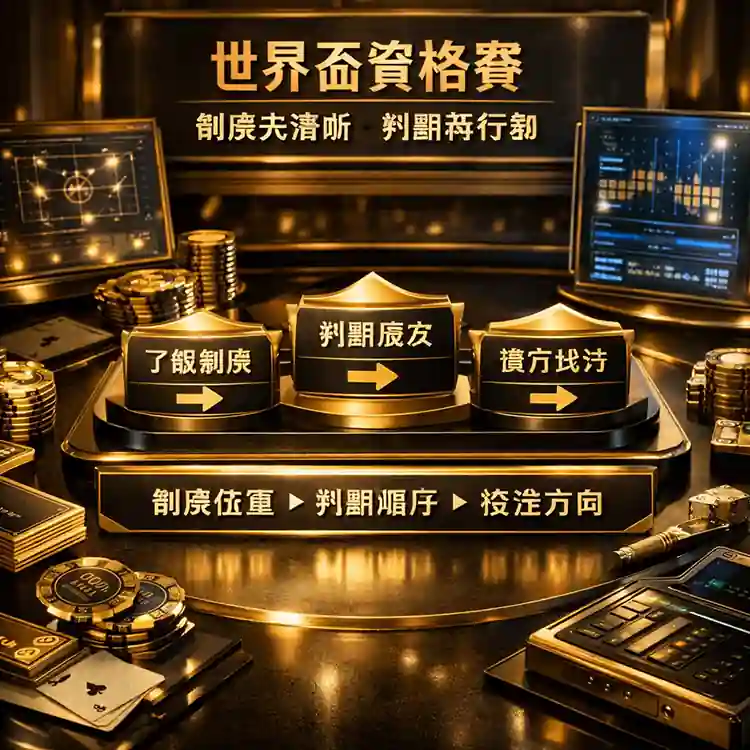 世界盃資格賽應先理解制度位置再判斷投注方向