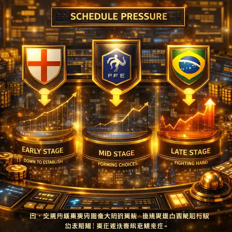 世界盃外圍賽熱門隊伍的表現會隨賽程位置與分數壓力改變