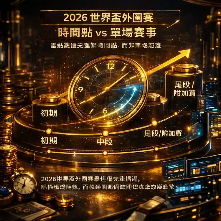 2026世界盃外圍賽應優先理解時間點而非只追熱門場次