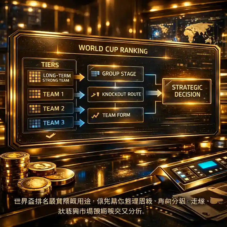 世界盃排名與分組走線交叉判斷框架