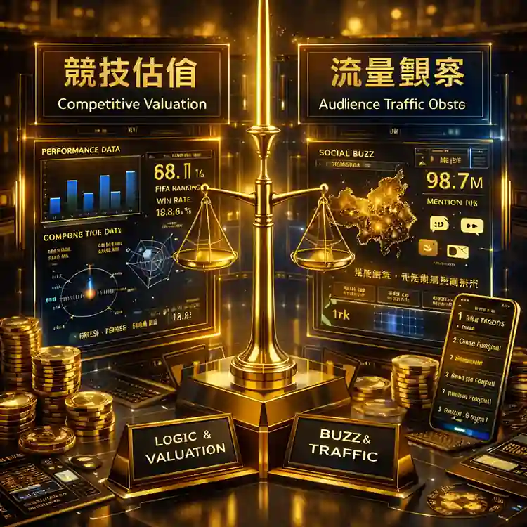 世界盃閱讀應分為競技估值與流量觀察兩個框架