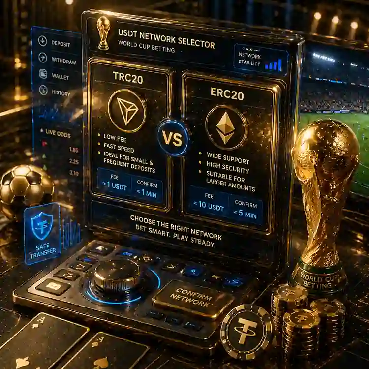 世界盃 USDT 投注真正關鍵是選對鏈別與降低操作失誤