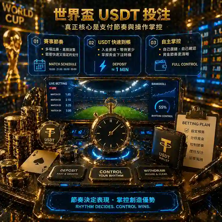 世界盃 USDT 投注真正核心是支付節奏與操作掌控