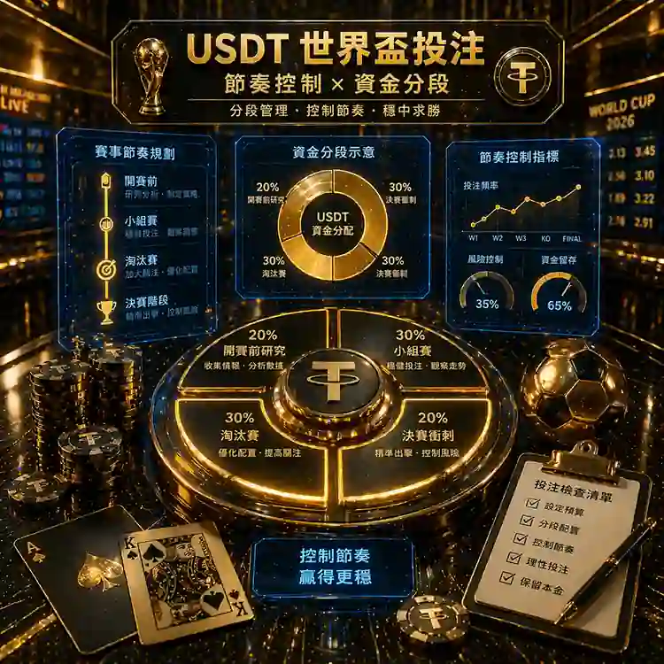世界盃 USDT 投注最大價值在於資金邊界與節奏控制